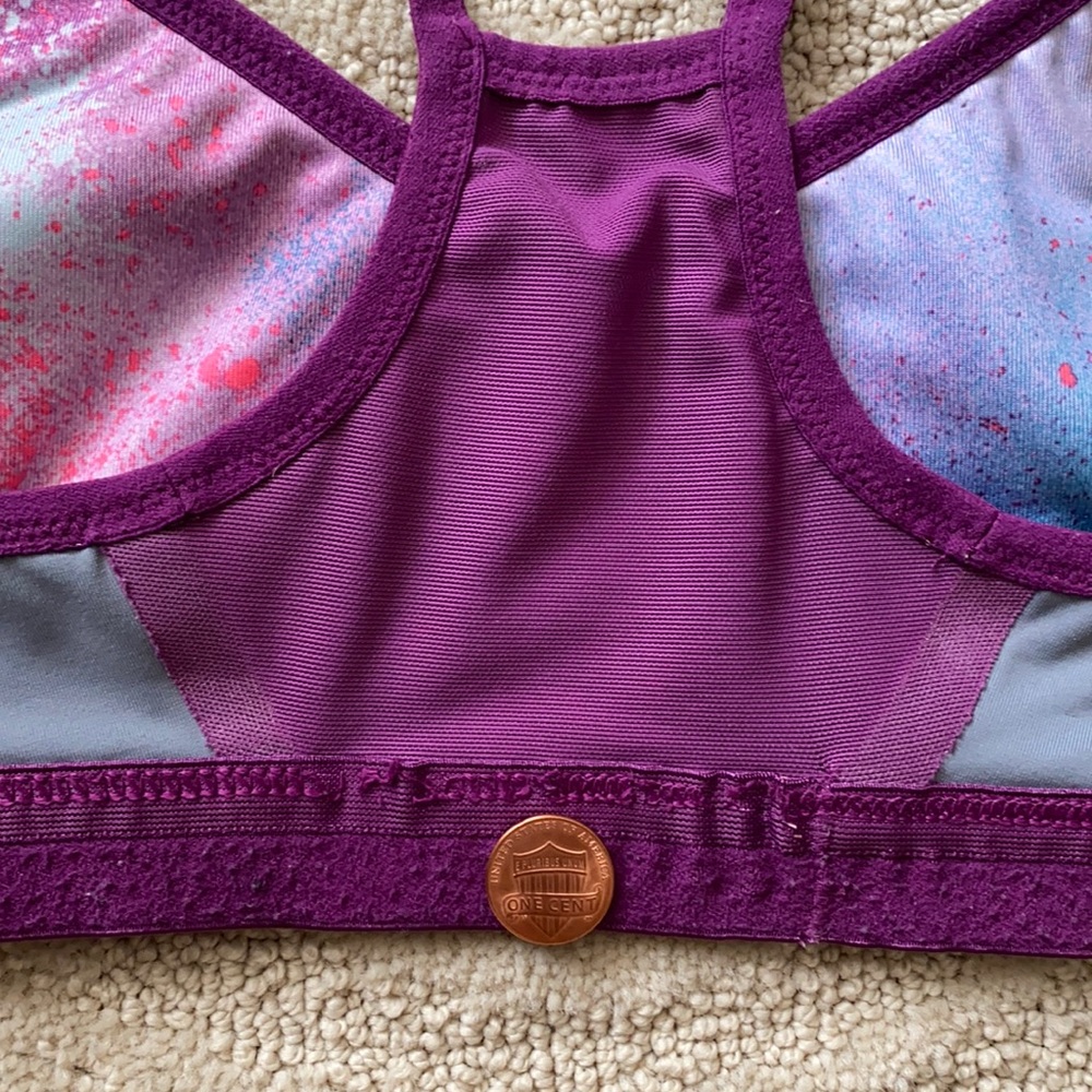 Nike | Dri-Fit Y Style Sports Bra in Galaxy Print - Picture 9 of 16